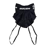 Bauer NLP23 Premium Bib Eishockey Nackenschutz Senior, Schwarz (L)