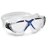 Aqua Sphere Vista Schwimmmaske, transparent grau/blau/transparentes Glas,...