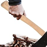 smashing Holz Axtgriff Ersatz - Hammerholz-Ersatzstiel lang gebogen - Axtgriff Beilgriff...