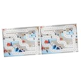 SHOWERORO 2st Verkehrs Spiel Matte Für Kinder Krabbelmatte Für Babys Spielmatte...