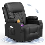 YONISEE Relaxsessel Drehbarer Fernsehsessel mit 150° Liegefunktion, 360° Dreh &...