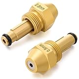 MorningRo Altöldüsen – 0,8 mm Messingdüse mit Gummiring für Ölheizungen und Brenner...