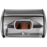 Toyvian Multifunktionaler Brotkasten aus Edelstahl Klein mit Großem Fassungsvermögen...