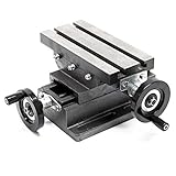 Wiltec 2-Achsen Kreuztisch 170x85 mm, Frästisch mit 100 mm X Achse, 80 mm Y Achse,...