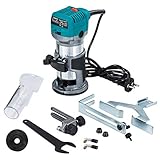 Anesty - Oberfräse und Trimmer Einhandfräse Multifräse Laminate Kantenfräse 230V 710W...