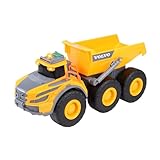 Dickie Toys - Volvo Muldenkipper – 23 cm großes Baufahrzeug mit Kippfunktion,...