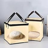 Teigproofer mit Heizung - Sauerteigbrot Herstellung Kit mit wiederverwendbarem Starterglas...