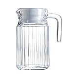 Luminarc ARC 75201 Quadro Krug, Kühlschrankkrug mit Deckel, 500ml, Glas, transparent, 1...