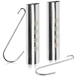 com-four® 2x Luftbefeuchter aus rostfreiem Edelstahl - Heizungsverdunster zum Anhängen...