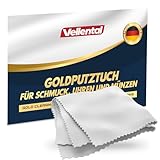Gold Poliertuch für Schmuck & Münzen - Goldputztuch - Putztuch zur Reinigung & Pflege...