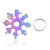 18-in-1 Edelstahl Schneeflocke,Edelstahl Multitool...