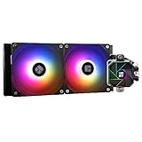 Thermalright AQUA ELITE 240 V3 Flüssig-CPU-Kühler, Doppel-PWM-ARGB-Lüfter mit...