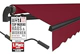 empasa manuelle Gelenkarmmarkise Markise 'Start' Sonnenmarkise Sonnenschutz Alu/Polyester...