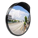 Lectorias Ø30cm Verkehrsspiegel für Ausfahrten, Traffic Mirror Zimmer Deko,...