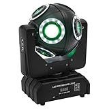 Disco licht Moving Head RGBW Bühnenlicht Discolichter 8 LED-Perlen mit LED Display DJ...