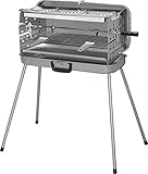 BERGER Klappbar Gasgrill Camping mit rostfreier Kochplatte aus Edelstahl │...