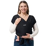 Momcozy Baby Tragetuch Neugeborene – Einfach anzulegender Ring Sling Tragetuch,...
