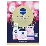 NIVEA Essentials Skincare Geschenkset für Damen, Geschenkset für Damen mit...