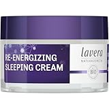 lavera Re-Energizing Sleeping Cream - natürliche Zellerneuerung - Revitalisiert Hautbild...