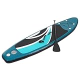 Aufblasbar Stand Up Paddle Board mit Stabilen Flossen und Strapazierfähigem Zubehör...