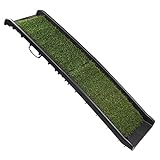 PETGARD Atlanta Deluxe Hunderampe Einstiegshilfe Hundetreppe Schwarz 155 x 40 x...