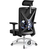 Daccormax Bürostuhl ergonomisch, Bürostuhl Schreibtischstuhl mit Verstellbaren...