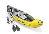 INTEX Canoë Explorer K2 Kayak pour Deux Personnes avec Rames + Pompe