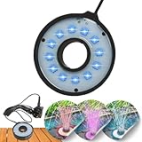 Mauk® Universal LED Ring für Teichpumpen | Farbmodus mit 7 Farben | 5m Kabel |...