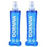 DORNNA® - 2x1 TPU Faltbare Trinkflaschen, Soft Flask, Wasserflasche BPA-Frei Sportflasche...