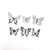 1 Set Laser 3D Schmetterling Cupcake Toppers Hollow Arts Schmetterling Kuchen Dekorationen...