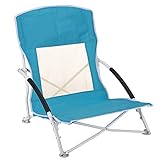 JEMIDI Strandstuhl klappbar mit Tragetasche - Klappstuhl Campingstuhl Beach...