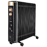 2000W Ölradiator Energiesparend mit 15 rippen, Elektrische Heizung mit...