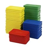 70 Stück Unterlegplatten Kunststoff, 60 x 40 mm Abstandshalter Kunststoff, PVC...