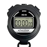 Schütt Stoppuhr HC-10 | Ganz einfach: nur Start - Stopp & Reset | EIN- & Ausschaltbar |...
