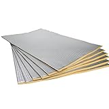 Haskyy 2mm Alubutyl Platten 1,11m² 500x370mm 6x Anti Dröhn Dämmmatte selbstklebend Auto...