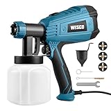 Farbsprühsystem, WESCO 500W 800 ml farbsprühgerät Elektro Lackierpistole mit...