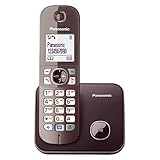Panasonic KX-TG6811GA DECT Schnurlostelefon (strahlungsarm, Eco-Modus GAP...