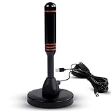 AXFEE DVBT2 Antenne mit Verstärker 36Dbi+ HDTV Zimmerantenne für Fernseher, Max....