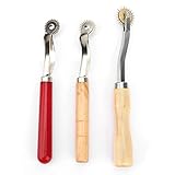 HUSHUI 3-teiliges DIY-Stichmarker-Set, Leder, Papier, Stoff, Basteln, Nährad,...