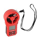 Digitales Anemometer, Windgeschwindigkeitsmesser, LCD-Display, Multifunktionales,...