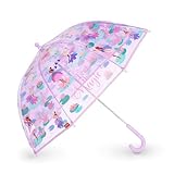 LEGAMI - Dancin' In The Rain Kinderregenschirm, Fairy Motiv, winddichte Struktur, manuelle...