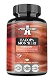 Bacopa Monnieri Extrakt 500mg, Brahmi-Extrakt (50% Bacoside), 90 vegane Kapseln, 3 Monate...