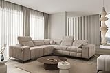 Ecksofa Bruno III mit Schlaffunktion & Bettkasten - Moderne Wohnlandschaft mit 6...