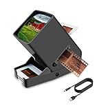 35mm Diabetrachter, 3-fache Vergrößerung, LED beleuchtete, beleuchtete Betrachtung, USB...