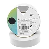 Breites PVC-Isolierband, weiß, 25 mm x 20 m, flexibel und langlebig für...