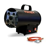 FUXTEC FX-GH10 Innen Schwarz 10000 W Heizlüfter Ventilator (Lüfter, INNEN, Flur,...