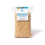 Pakka Bio Haselnüsse Granulat nature, gehackt und geröstet, 1kg, Öko & Fair, direkt...