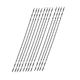 Toddmomy 12 Stück Teiliges U förmige Laubsägeblätter aus Stahl Spiralgeschliffen Hohe...