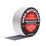 GUMOOE Aluminium Wasserdichtes Klebeband Butylband Dachpappe Selbstklebend Bitumenband...