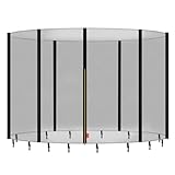 Baunsal® Trampolin Sicherheitsnetz Ø 396 cm (JS+EXD-M) für 6 Netzstangen Netzhöhe 180...